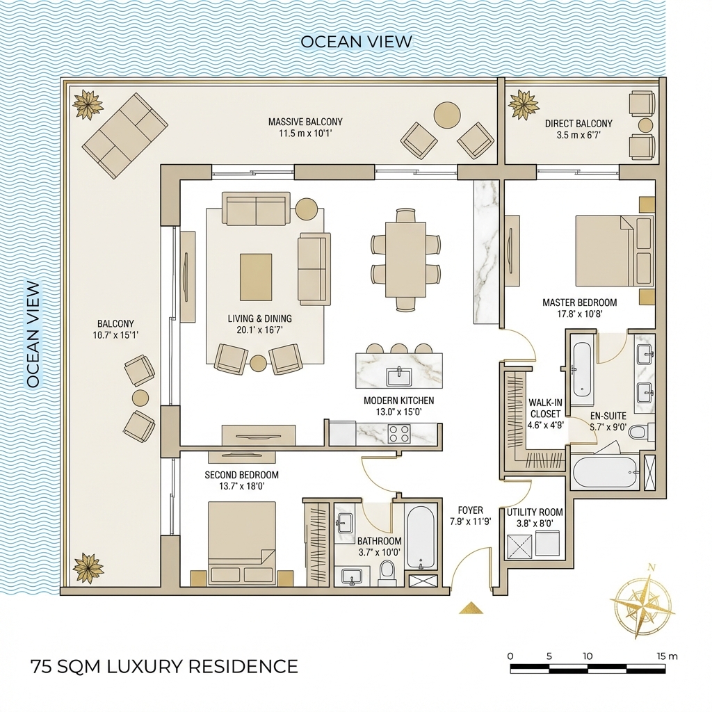 Mặt bằng 1PN+ / 2PN
